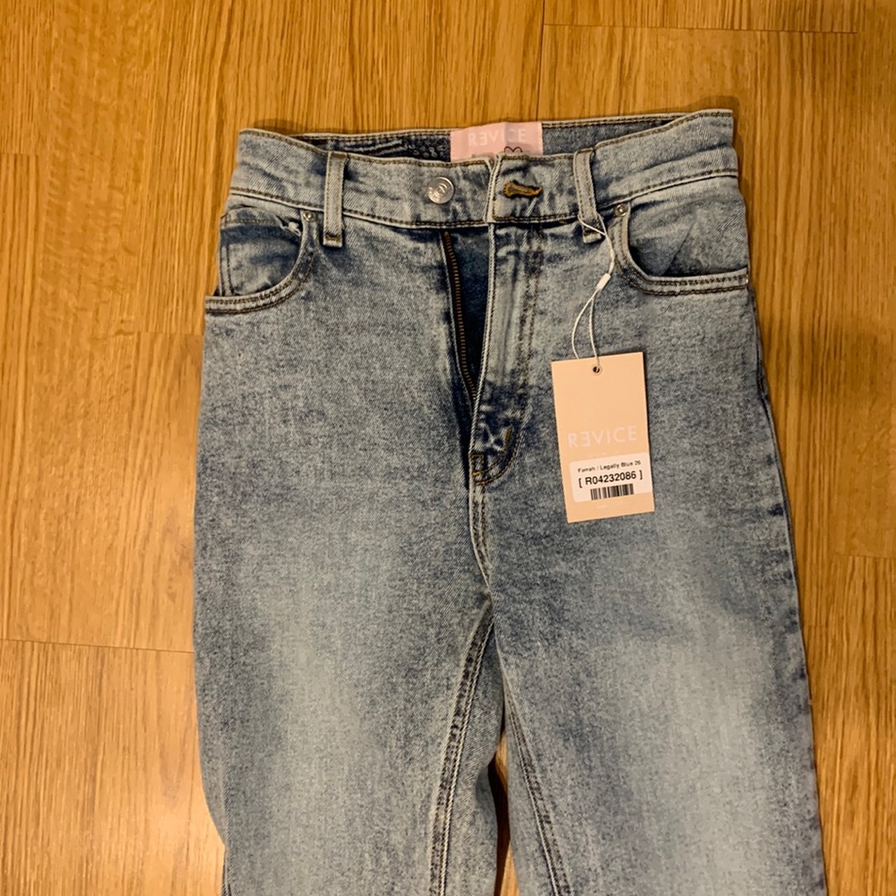 Revice size 26 denim jeans. Brand new with tags.